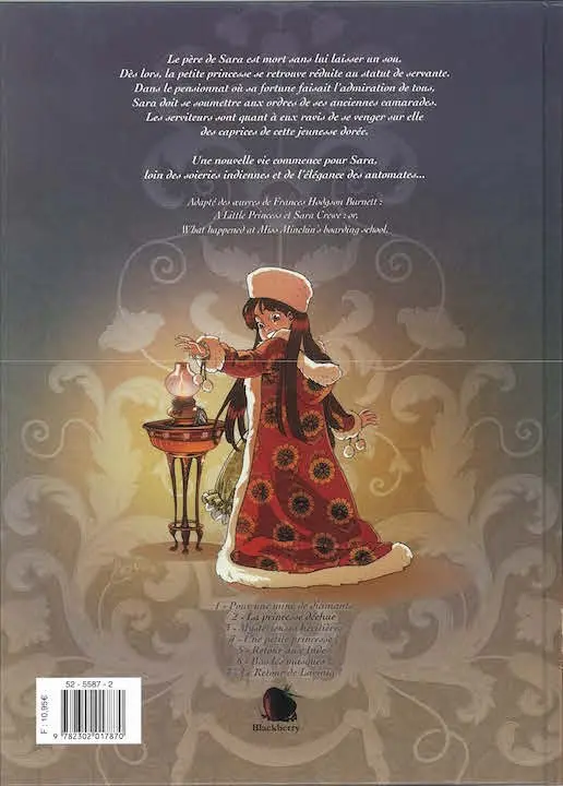 Verso de l'album Princesse Sara Tome 2 La princesse déchue