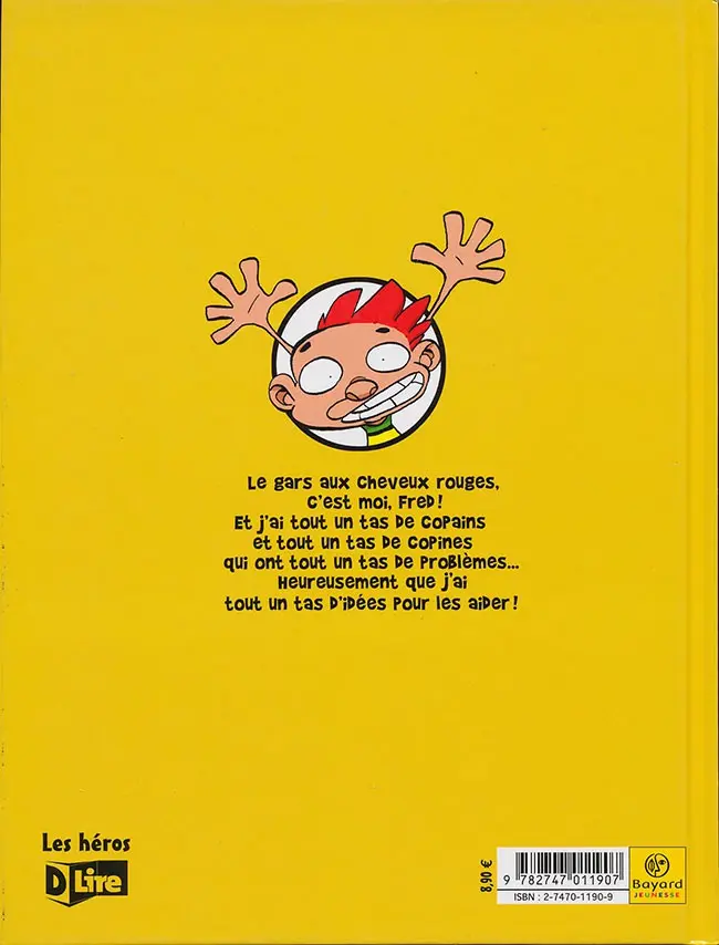 Verso de l'album La Bande à Fred