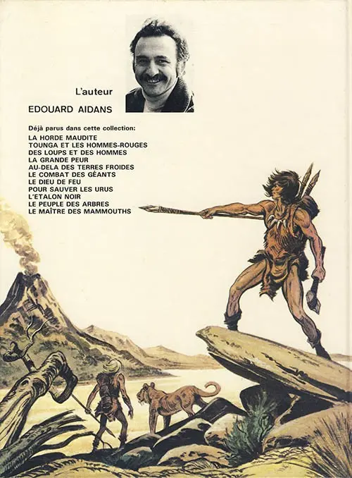Verso de l'album Tounga Tome 4 La grande peur