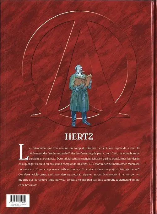Verso de l'album Le Triangle secret - Hertz Tome 1 Hertz