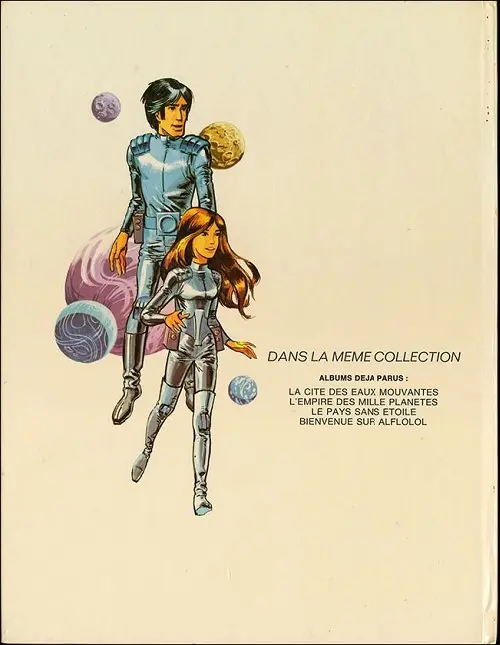 Verso de l'album Valérian Tome 4 Bienvenue sur Alflolol