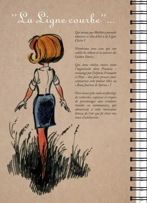 Verso de l'album La ligne courbe