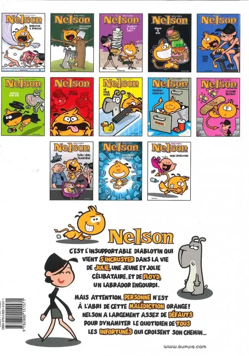 Verso de l'album Nelson Tome 13 Mini cataclysme