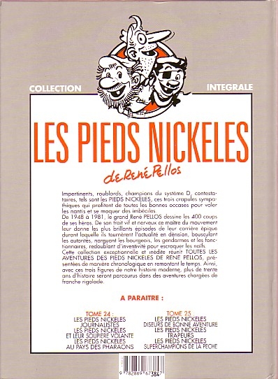 Verso de l'album Les Pieds Nickelés Tome 23