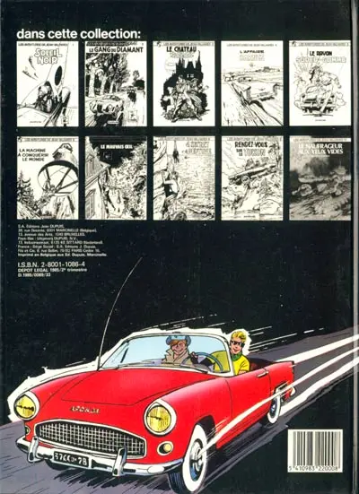 Verso de l'album Valhardi Tome 11 Le retour de Valhardi