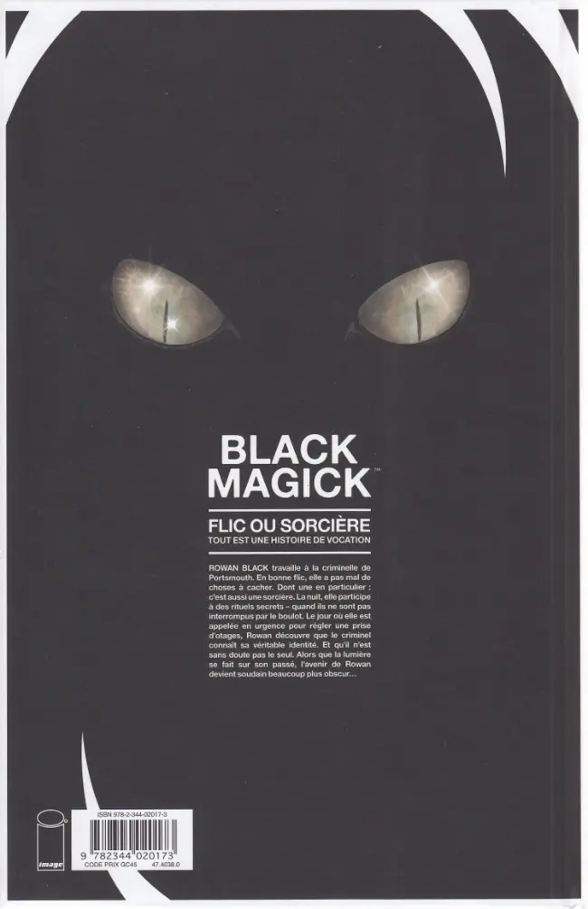 Verso de l'album Black Magick Tome 2 Passé recomposé