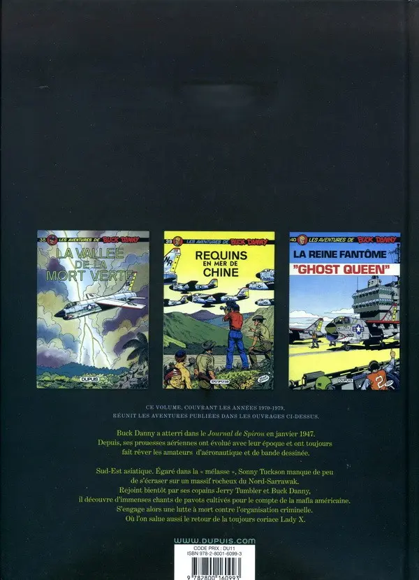 Verso de l'album Buck Danny L'intégrale Tome 11 (1970-1979)