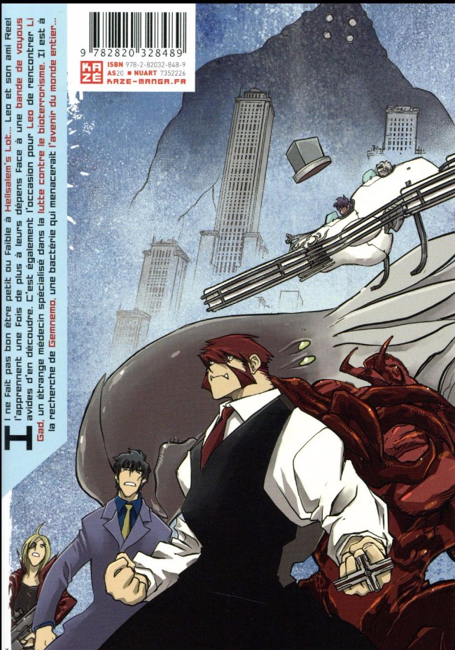 Verso de l'album Blood Blockade Battlefront 7