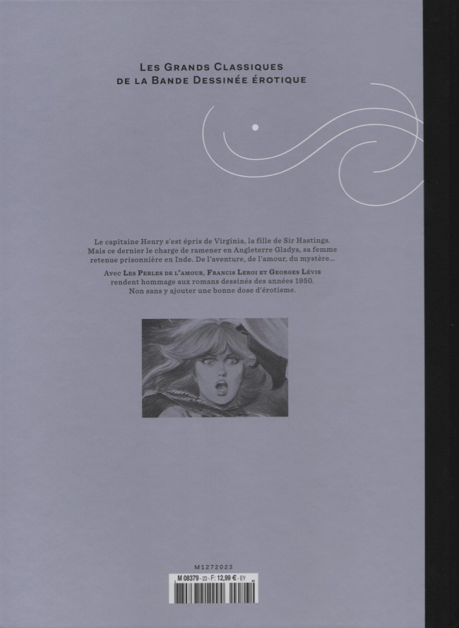 Verso de l'album Les Grands Classiques de la Bande Dessinée Érotique - La Collection Tome 23 Les Perles de l'amour