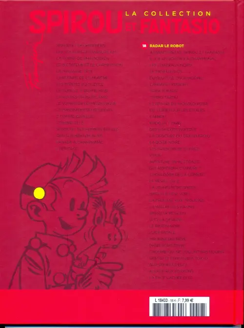 Verso de l'album Spirou et Fantasio La collection Tome 2 Radar le robot