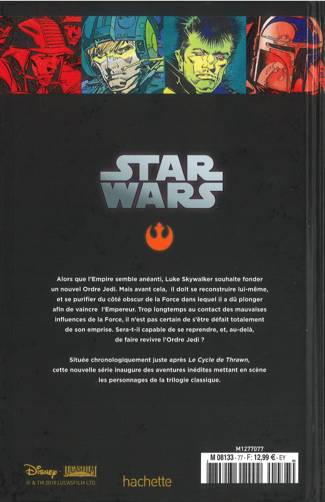 Verso de l'album Star Wars - Légendes - La Collection Tome 77 L'Empire des Ténèbres - II. Le Destin de la Galaxie