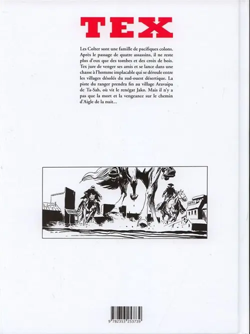 Verso de l'album Tex (Spécial) Tome 15 Le cavalier solitaire