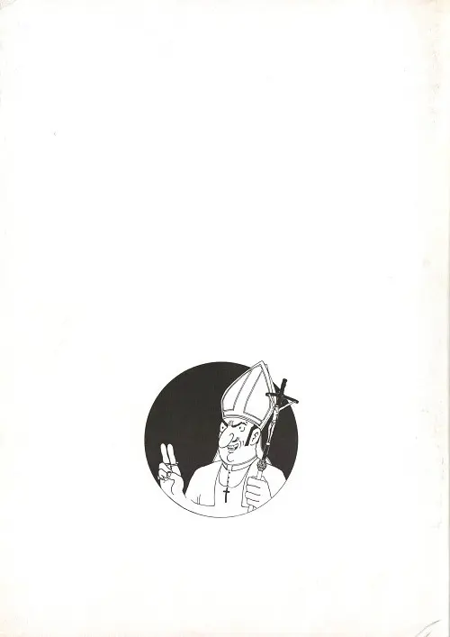 Verso de l'album Tintin : L'Énigme du 3e Message 2ème partie