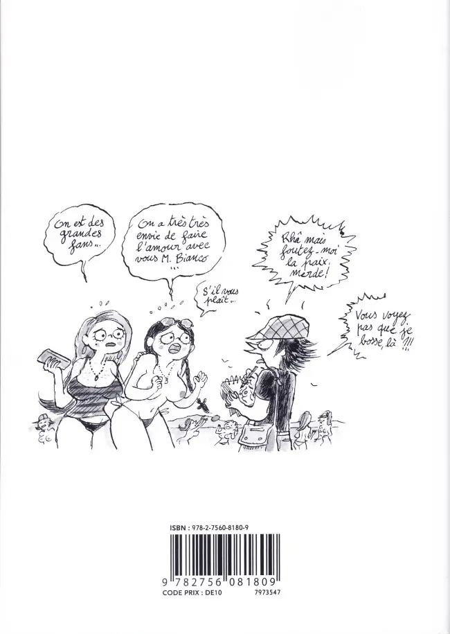 Verso de l'album Les Carnets secrets de Guillaume Bianco Tome 2 Les femmes sont folles ! (de moi…)