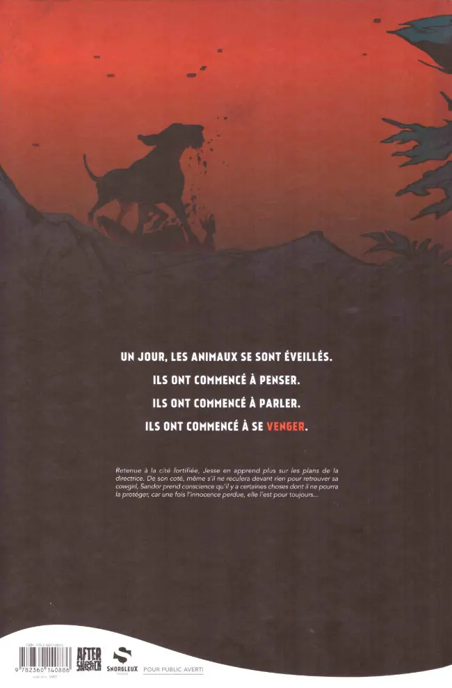 Verso de l'album Animosity Tome 4 Pouvoir
