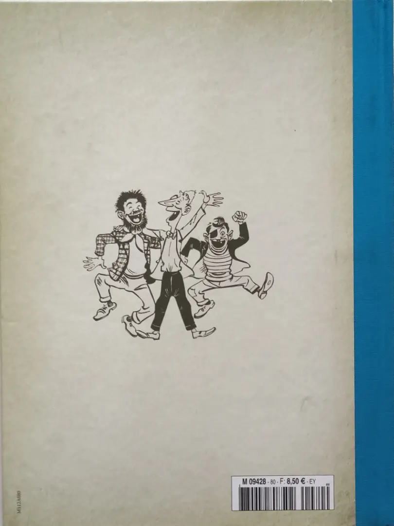 Verso de l'album Les Pieds Nickelés - La collection Tome 80 Les Pieds Nickelés au lycée