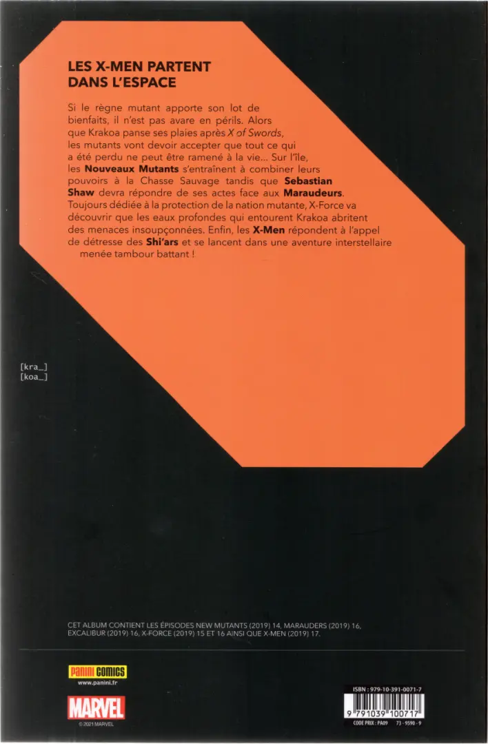 Verso de l'album Reign of X Volume 2
