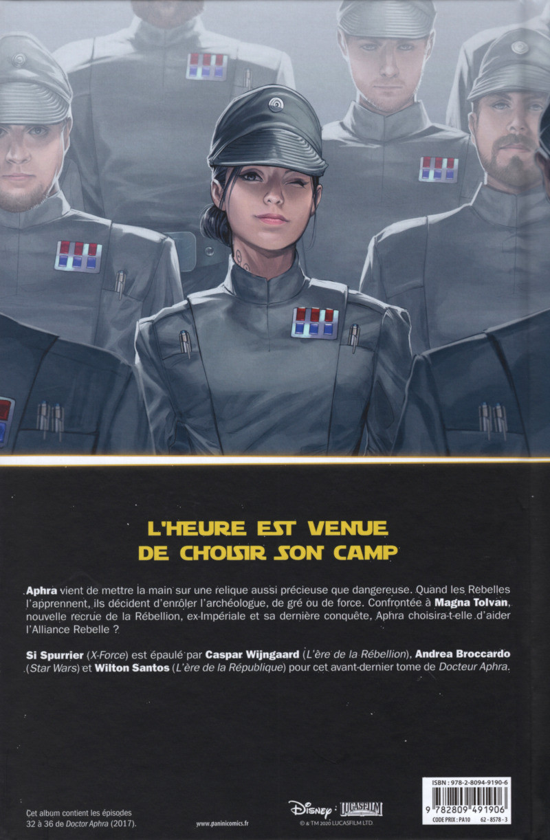 Verso de l'album Star Wars - Docteur Aphra Tome 6 L'Effroyable Super-Arme rebelle