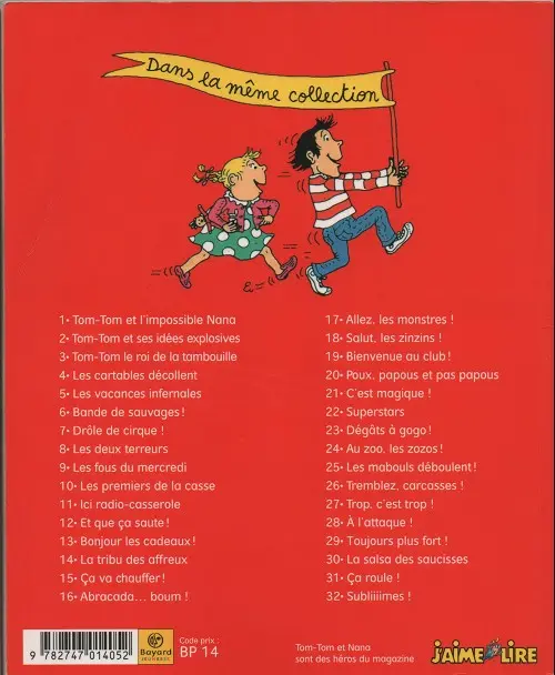 Verso de l'album Tom-Tom et Nana Tome 27 Trop, c'est trop !