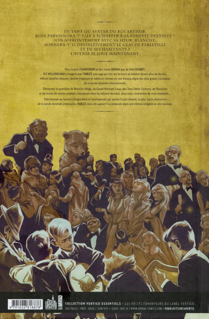 Verso de l'album Fables Volume 10