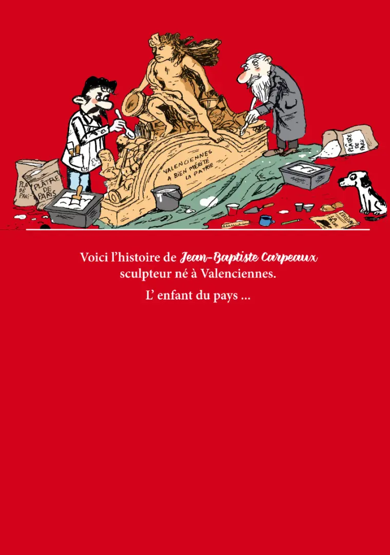 Verso de l'album Jean Baptiste Carpeaux