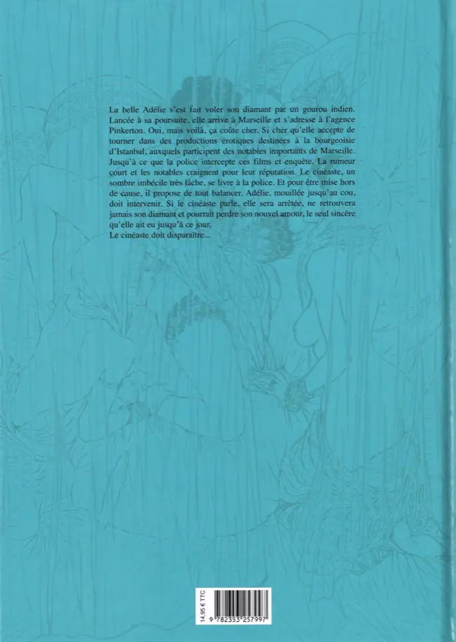 Verso de l'album Le cinéaste