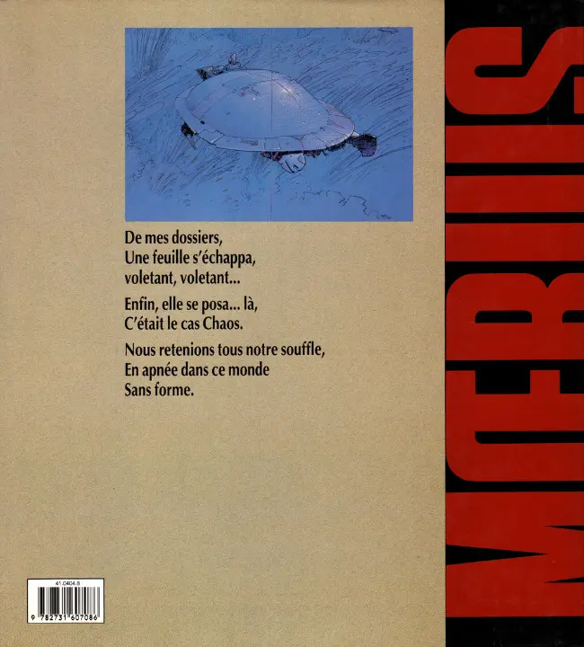 Verso de l'album Chaos