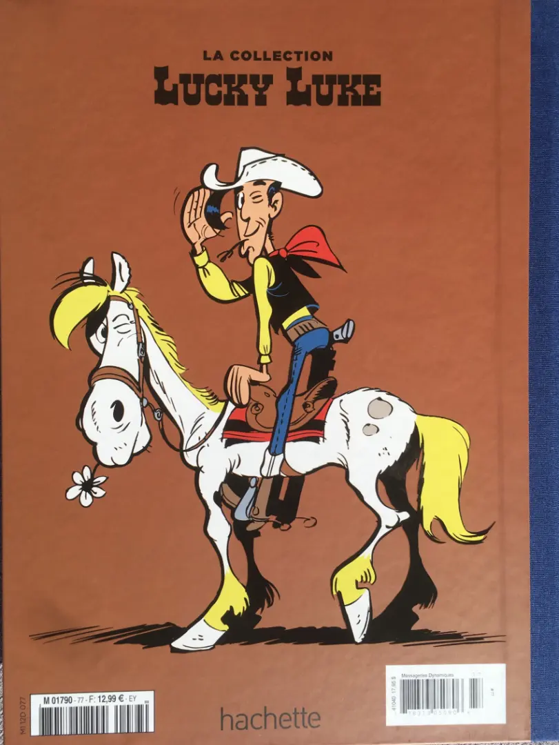 Verso de l'album Lucky Luke La collection Tome 77 L'escorte