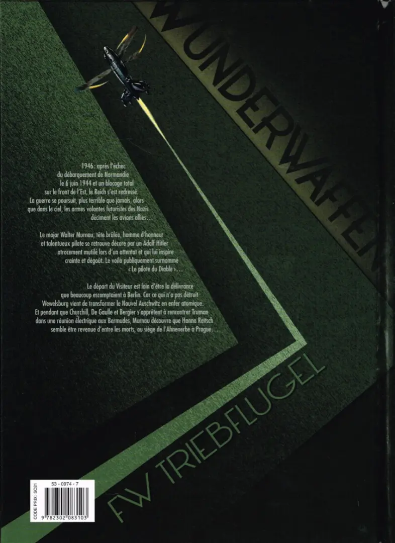Verso de l'album Wunderwaffen Tome 17 L'Antre de la cruauté