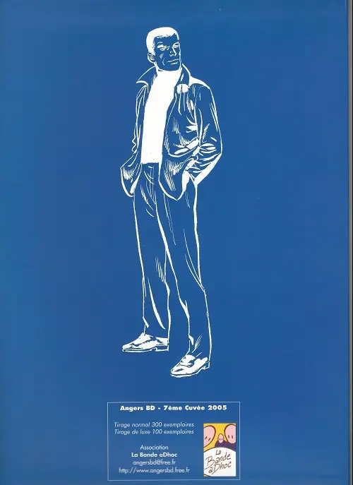 Verso de l'album Bob Morane Objectif equus