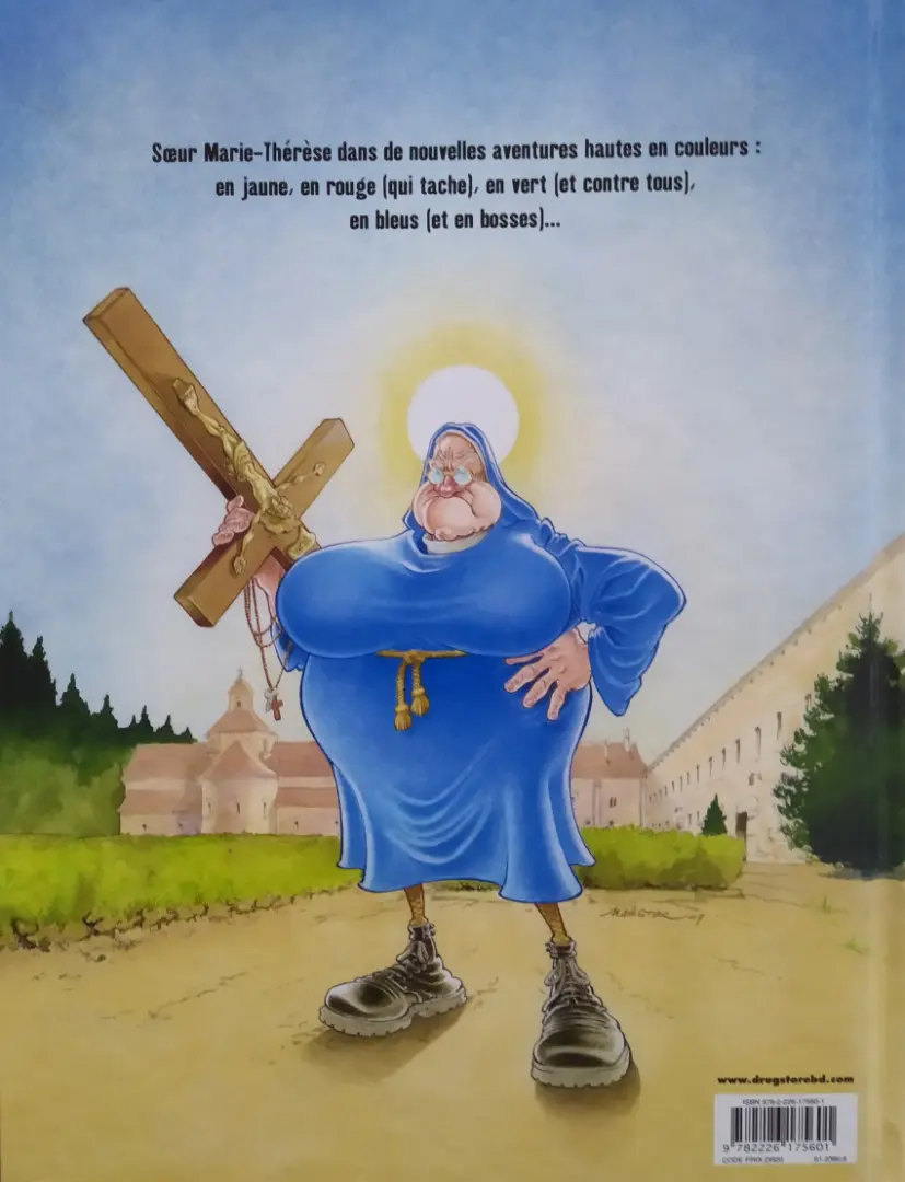 Verso de l'album Soeur Marie-Thérèse des Batignolles Tome 6 La Guère Sainte