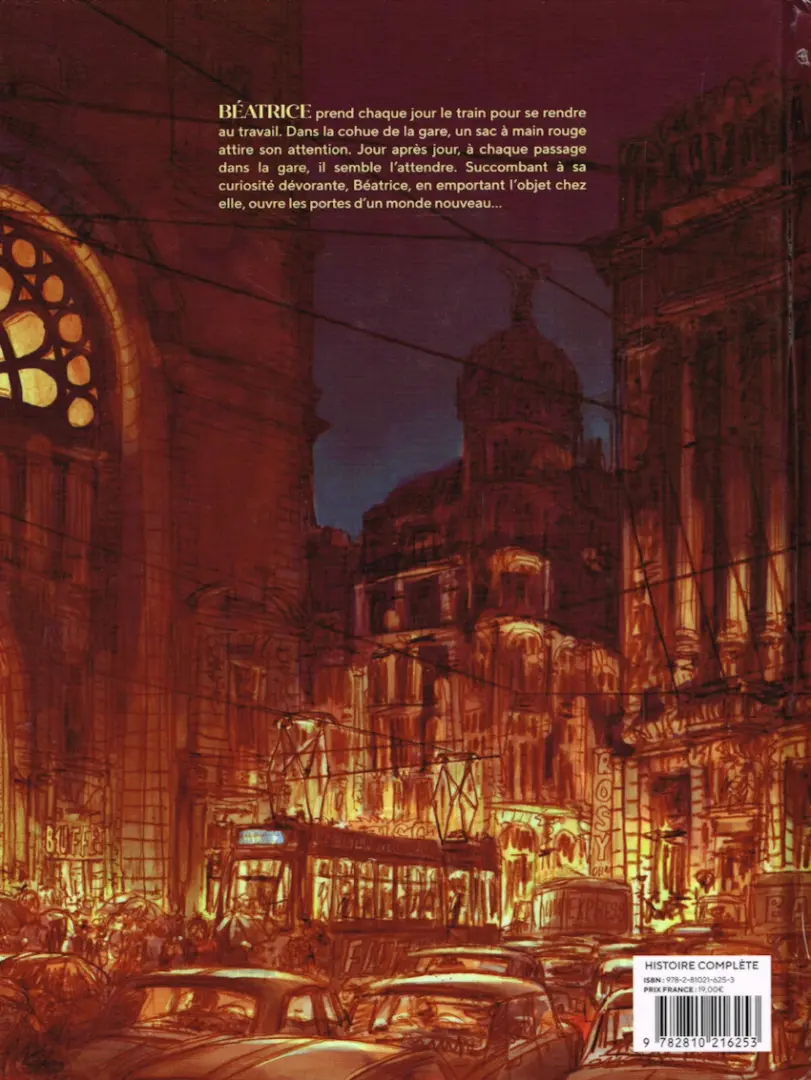 Verso de l'album Béatrice