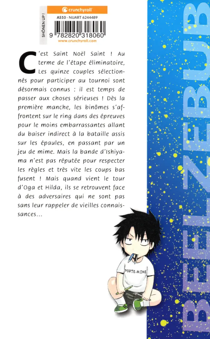 Verso de l'album Beelzebub 21 Bataille finale à Noël !!