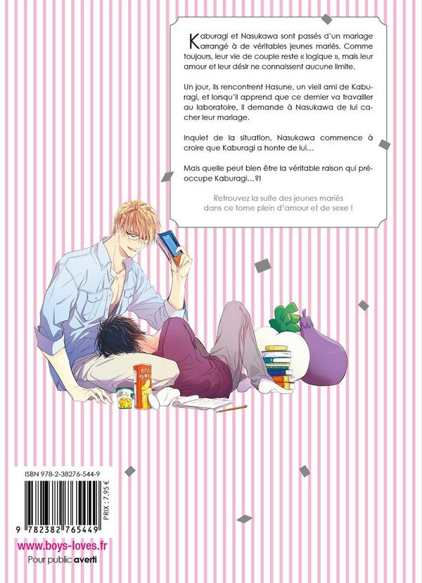 Verso de l'album Les jeunes (probablement) mariés 2