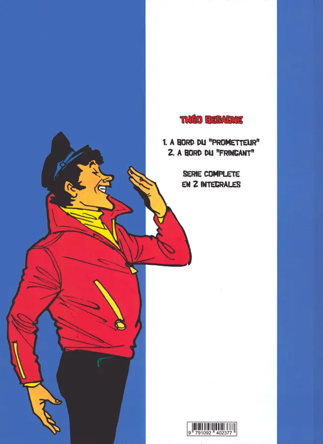 Verso de l'album Théo Besagne Tome Intégrale 2 A bord du Fringant