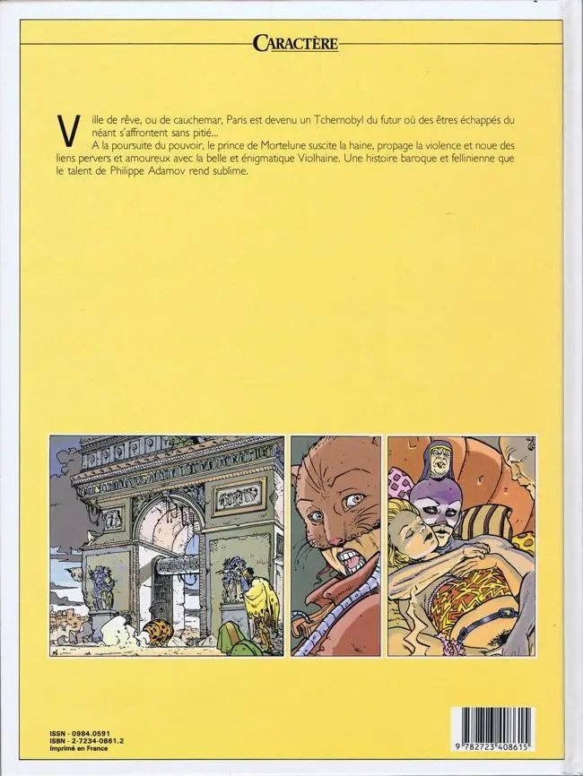 Verso de l'album Les eaux de Mortelune Tome 2 Le café du port