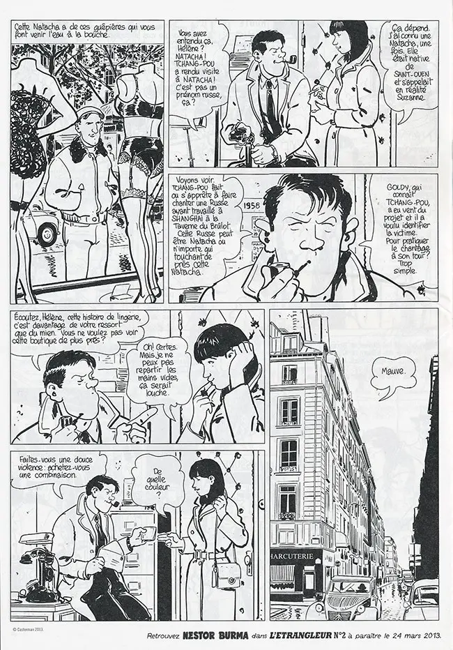 Verso de l'album L'Étrangleur - Nestor Burma Tome 4 Boulevard... Ossements (1)
