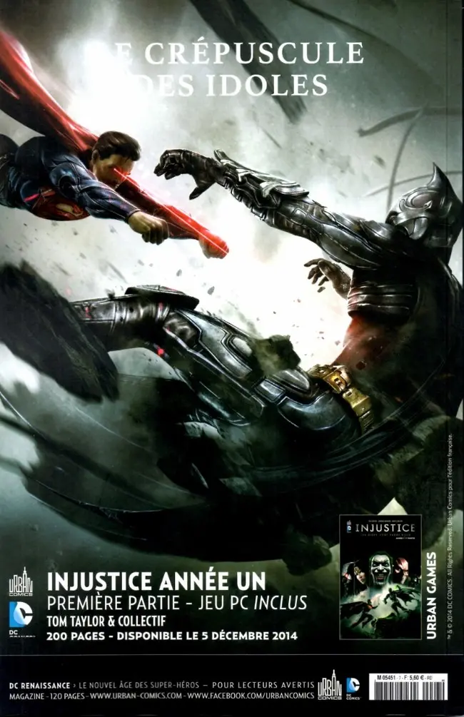 Verso de l'album Forever Evil Tome 7