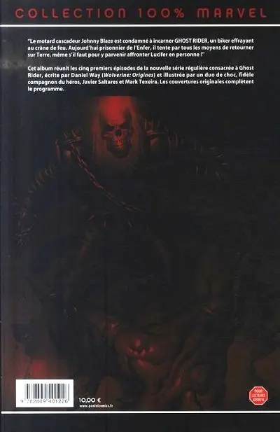 Verso de l'album Ghost Rider Tome 3 Cercle vicieux