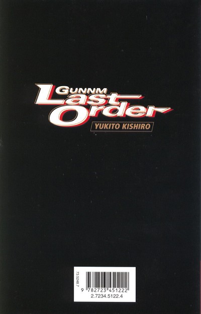 Verso de l'album Gunnm - Last Order Vol. 6
