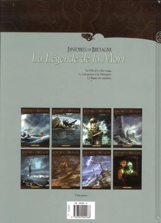 Verso de l'album Histoires de Bretagne Tome 8 La légende de la mort - Partie 3