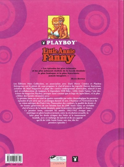 Verso de l'album Little Annie Fanny Volume 1 1962-1965