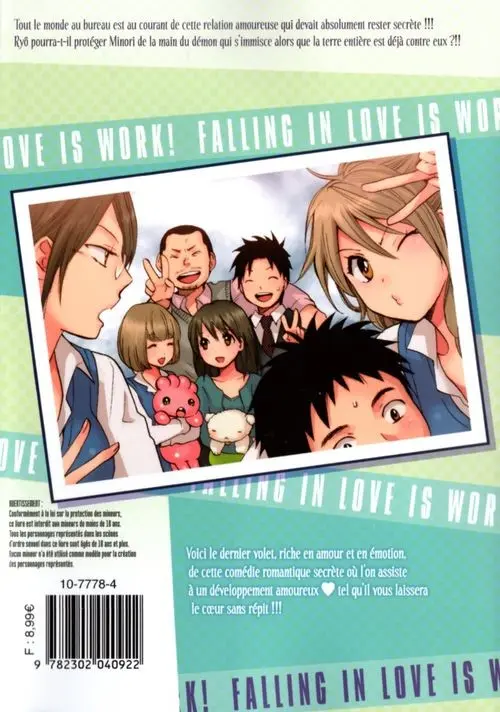 Verso de l'album Love on the job 3