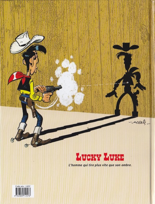 Verso de l'album Les aventures de Lucky Luke Tome 4 Lucky Luke contre Pinkerton