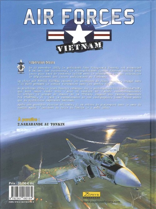 Verso de l'album Air forces - Vietnam Tome 1 Opération Desoto