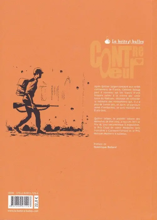 Verso de l'album Mémoires de Viet Kieu Tome 2 Little Saïgon