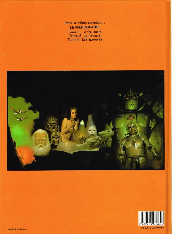 Verso de l'album Le Mercenaire Tome 3 Les épreuves