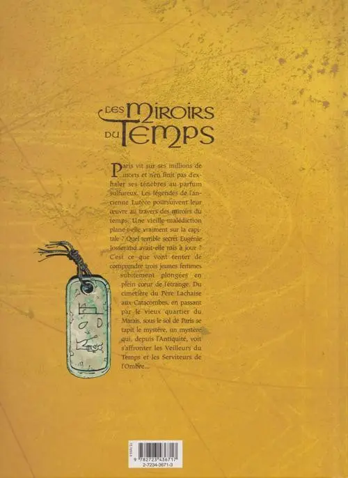 Verso de l'album Les Miroirs du temps Tome 1 Le retour des veilleurs