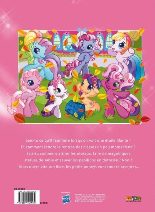 Verso de l'album My little Pony Tome 3 Le petit monde de Ponyville
