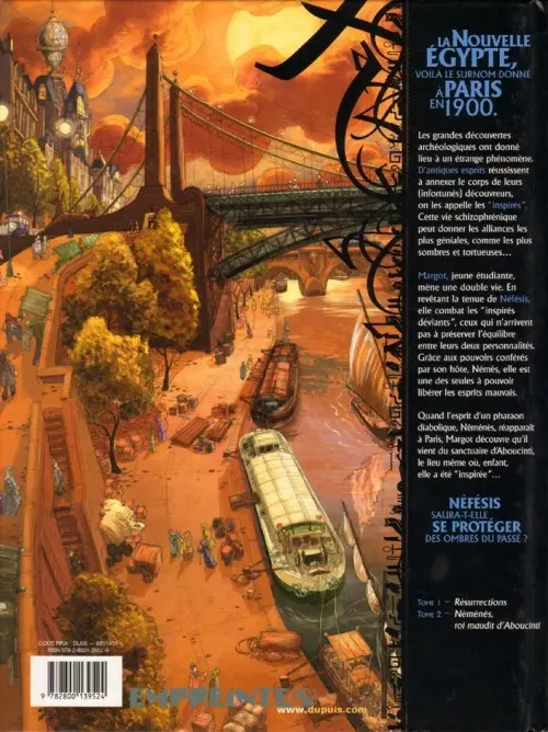 Verso de l'album Néfésis Tome 2 Néménès, roi maudit d'Aboucinti